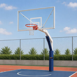 Basketball Pole Fixed
