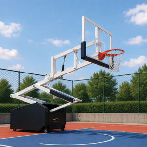 Hydrolic Basketball Pole
