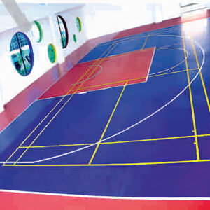 Basketball Synthetic Flooring